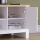 image 4 of Vida Designs Arlington 2 Door TV Unit Shaker Entertainment Storage, White & Oak | White | White & Oak | 1