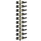 image 6 of HOMCOM Wall Mount Wine Rack, Wall Wine Rack for 10 Wine Bottles, Black