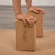 image 3 of Myga Cork Yoga Mat, Pair of Cork Blocks  Strap - Turquoise