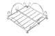 image 1 of Helix Chrome Wire Napkin Holder