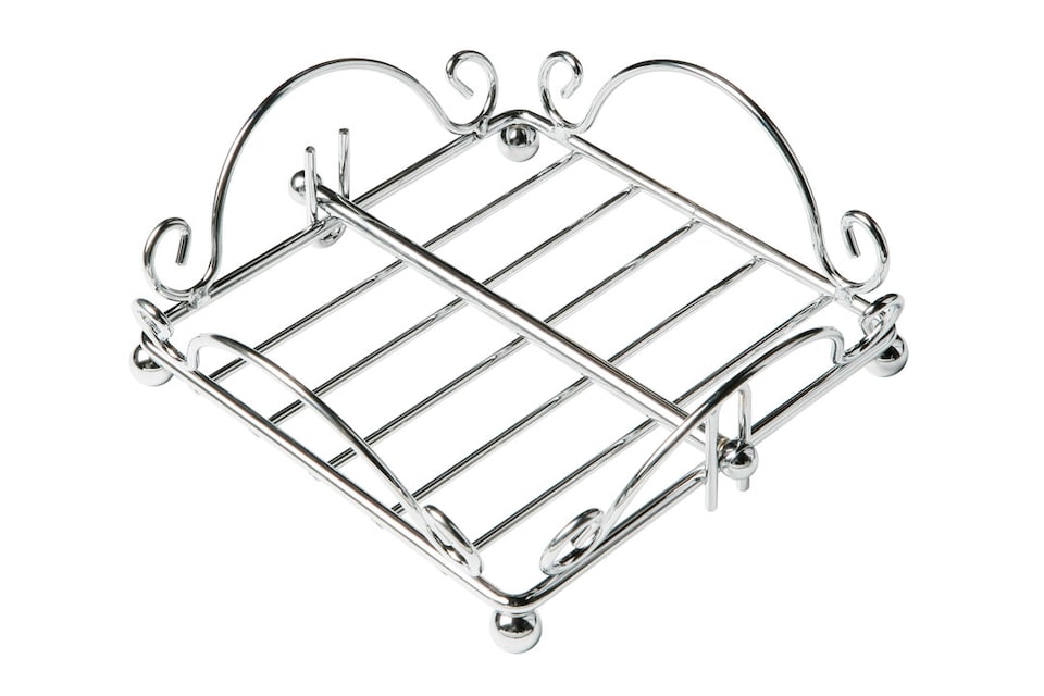 image 1 of Helix Chrome Wire Napkin Holder