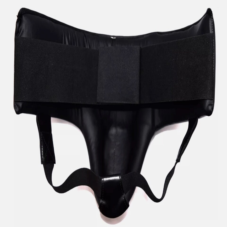 image 1 of Black Groin Guard - Medium