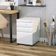 image 2 of Vinsetto 3 Drawer Vertical File Cabinet Lockable Metal Filling Cabinet
