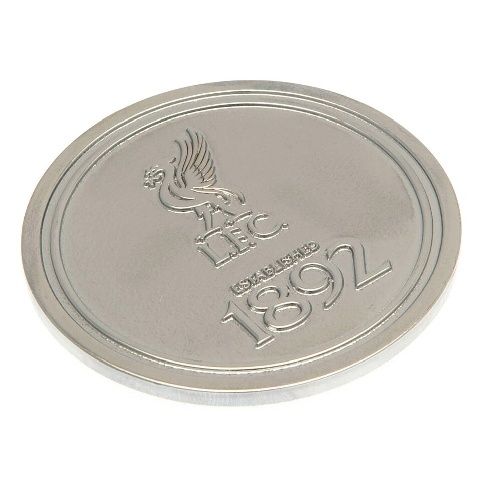 image 1 of Liverpool FC Crest Car Badge - Silver - One Size