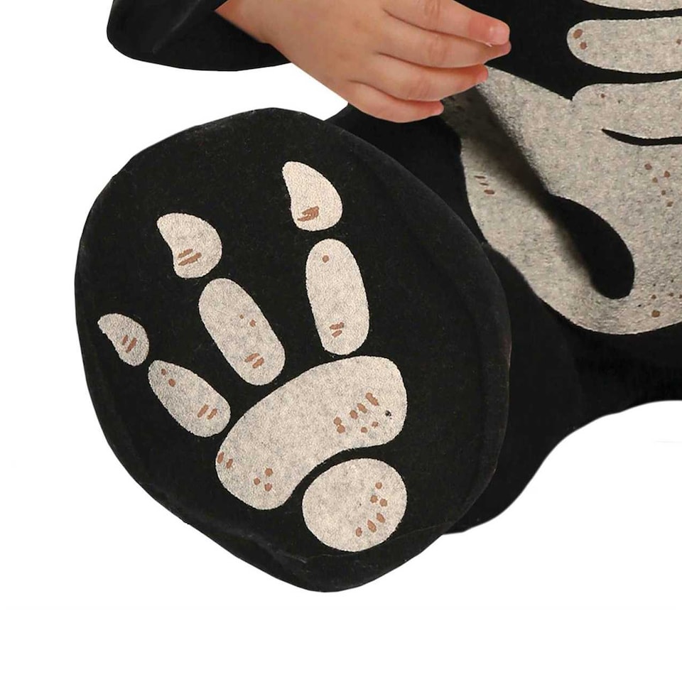 image 1 of Fiestas Guirca Baby Skeleton Bat Costume Set | Black | Black/White | 18-24 mths | 1