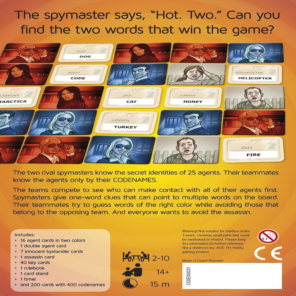 image 1 of Codenames Card Game