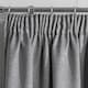 image 3 of Enhanced Living Matrix Grey Silver 90 x 72 inch (229x183cm) Tape Top Thermal Noise reducing Dim Out Curtains (PAIR)