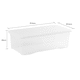 image 5 of Wham Crystal 4 x 62L Stackable Plastic Storage Boxes with Lids Clear Clear