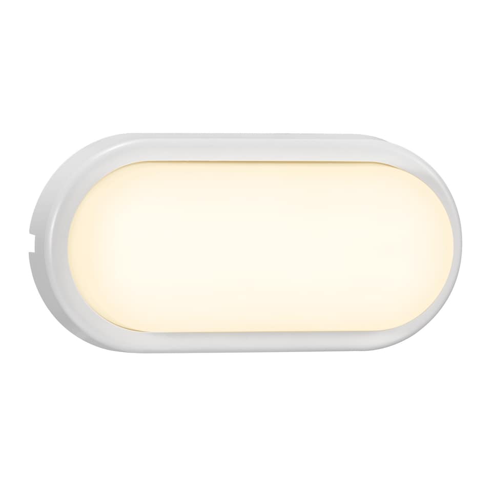 image 1 of Nordlux Cuba Outdoor Wall Light White Plastic Sensor Intergrated LED  Ceiling or Wall Mounting - Mains Powered, IP54