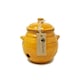 image 1 of Verano Spanish Ceramics Selena Glazed Garlic Jar - 15cm Orange Orange