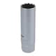 image 5 of Metric Thin Walled Spark Plug Sockets 14mm 16mm + 18mm 12 Point Bi-hex 3pc