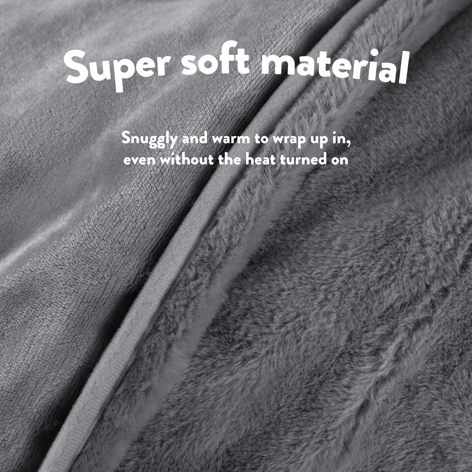 image 1 of Slumberdown Elegantly Warm Luxury Heated Throw