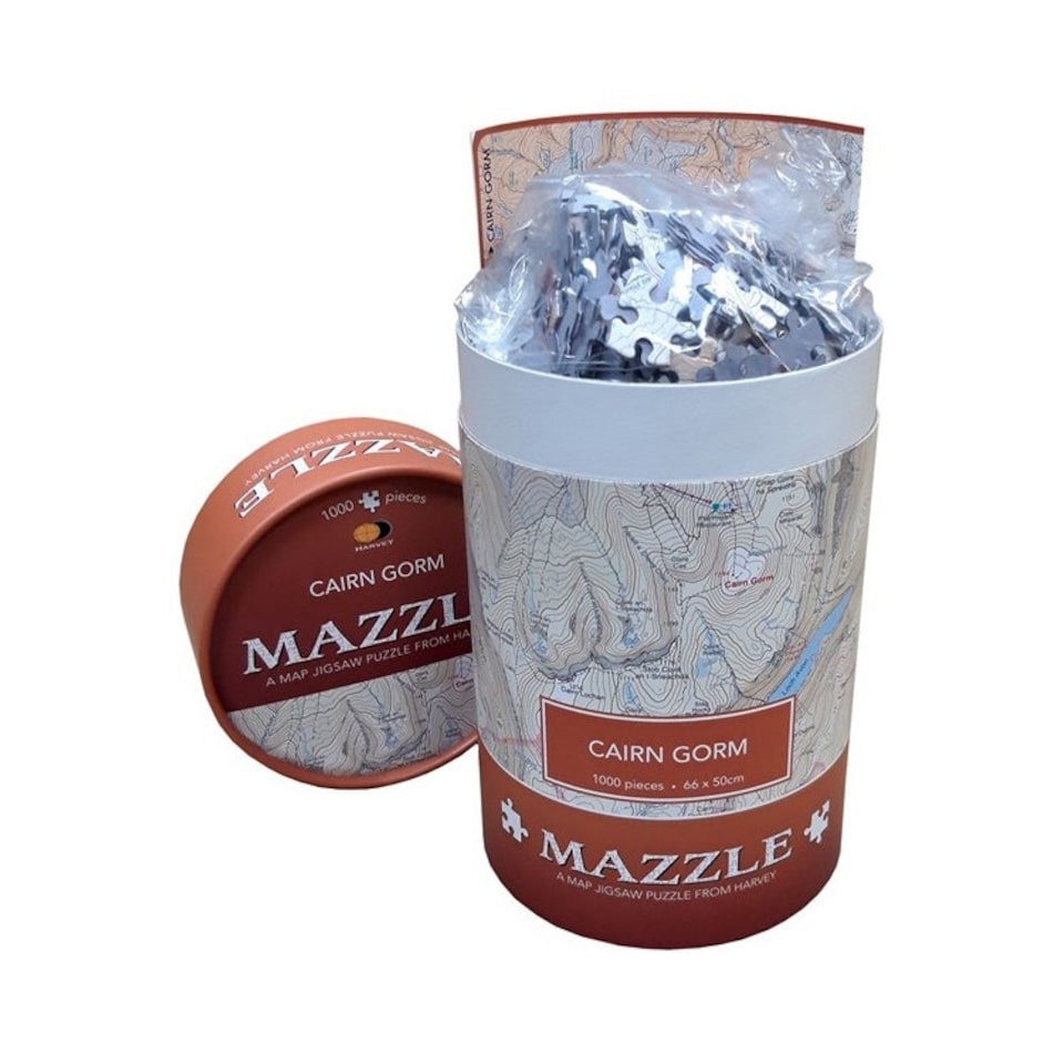 image 1 of Harvey Cairn Gorm Mazzle Map Jigsaw Puzzle 1000pcs