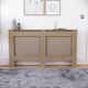 image 3 of Vida Designs Milton Radiator Cover MDF Slatted Cabinet, Unfinished, 152cm