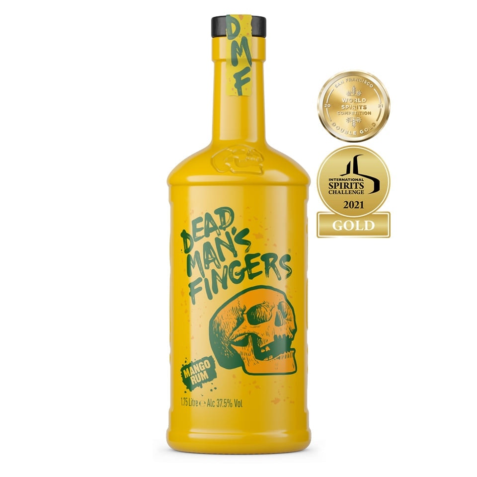 image 1 of Dead Man's Fingers Mango Rum Extra Large 1.75 Litre