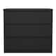 image 2 of Naia Chest of 3 Drawers in Black Matt