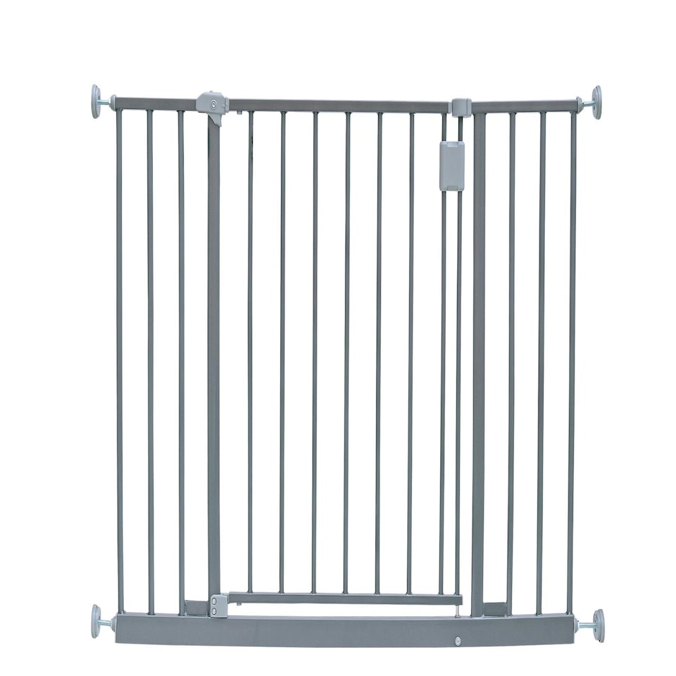 image 1 of Safetots Extra Wide Hallway Gate, 97cm - 103cm, Matt Grey,Pressure Fit Baby Gate for Hallways and Wide Spaces | Grey | 1