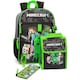 image 4 of Minecraft Childrens/Kids Time To Mine Backpack Set - Black/Green - One Size