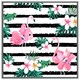 image 4 of Floral flamingos (Picutre Frame) White | XS