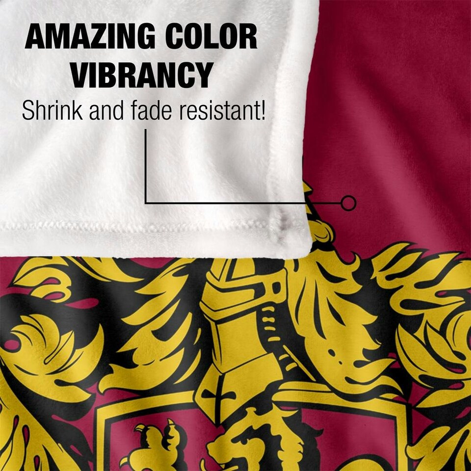 image 1 of Harry Potter Gryffindor Crest Blanket - Multicoloured - One Size (UTTV18451) | Multi