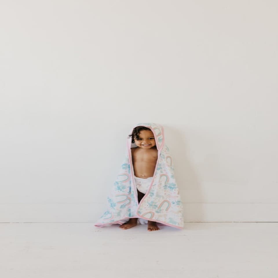 image 1 of Copper Pearl Premium Knit Hooded Towel Whimsy