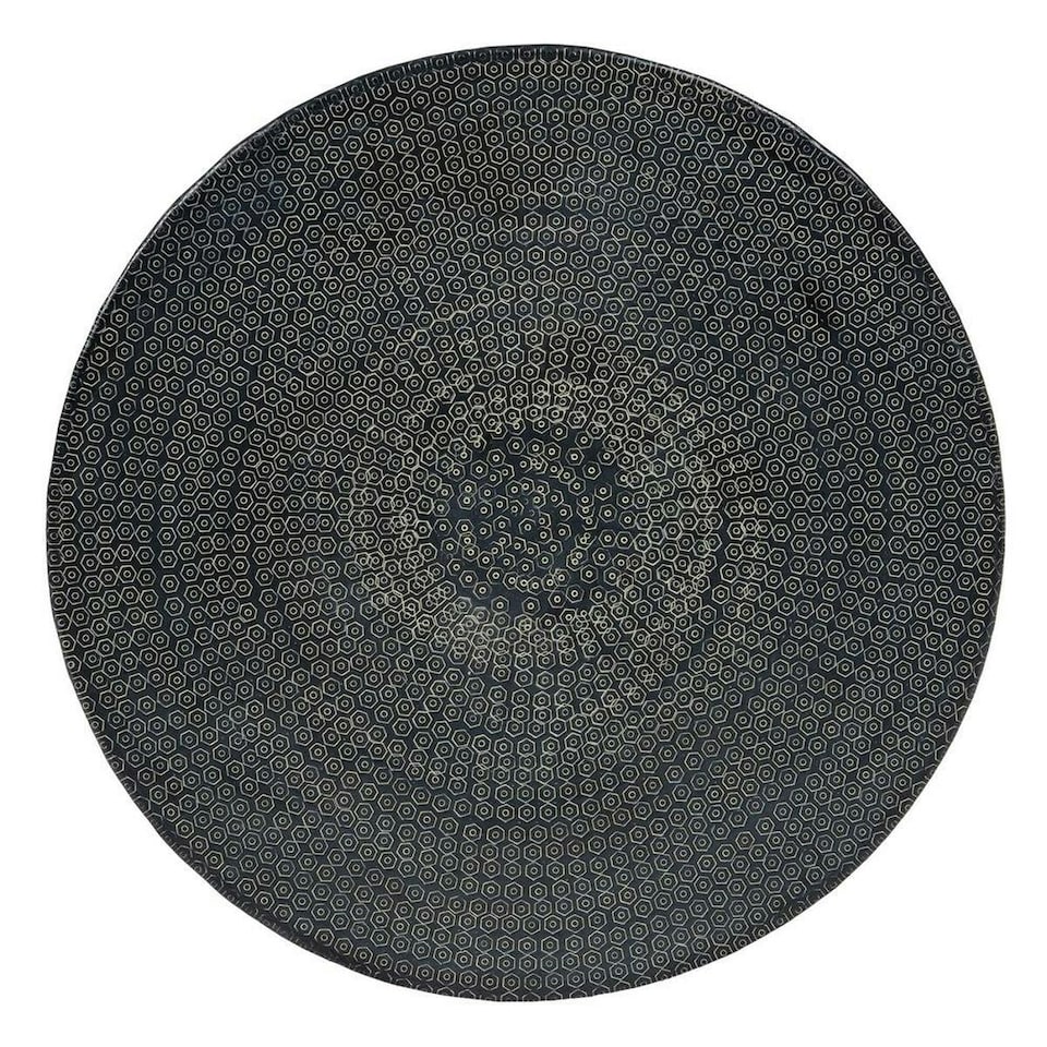 image 1 of Side table 66 x 66 x 34,5 cm Black Aluminium (3 Units) N/A