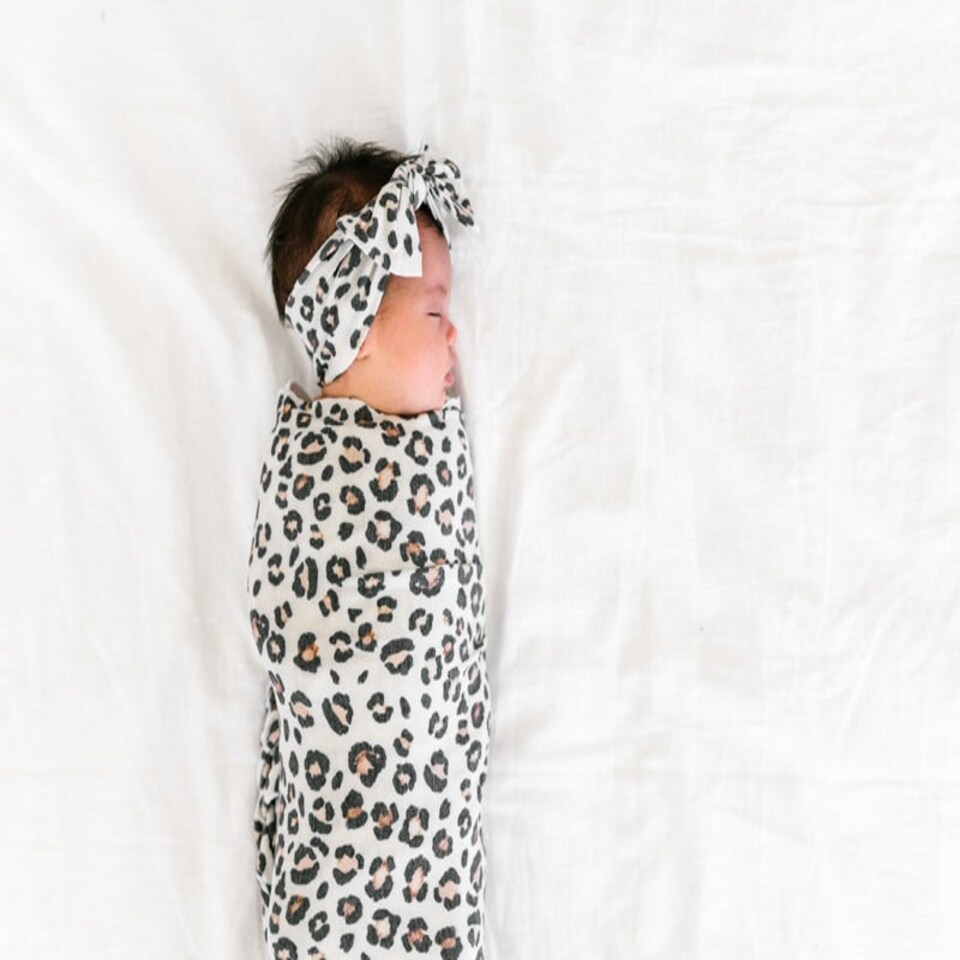 image 1 of Copper Pearl Knitted Swaddle Blanket Zara