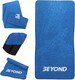 image 1 of Cotton Gym Towel with Zip Pocket - Blue | Blue