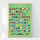 image 1 of Gift Republic 100 Places Bucket List Scratch Poster