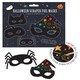 image 2 of Pack of 4 Scratch Your Own Halloween Design Scraper Foil Art Masks
