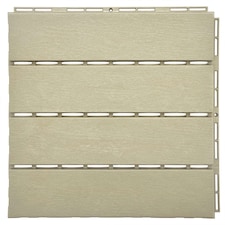 Polydeck PVC Interlocking Decking Tiles - White | Cream | Beige | Pack of 1