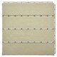 image 1 of Polydeck PVC Interlocking Decking Tiles - White | Cream | Beige | Pack of 1