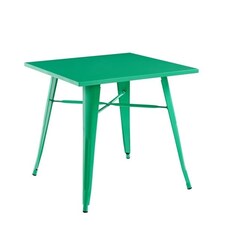 Garden Bar Table - Metal - L80 x W80 x H76 cm - Green | Green