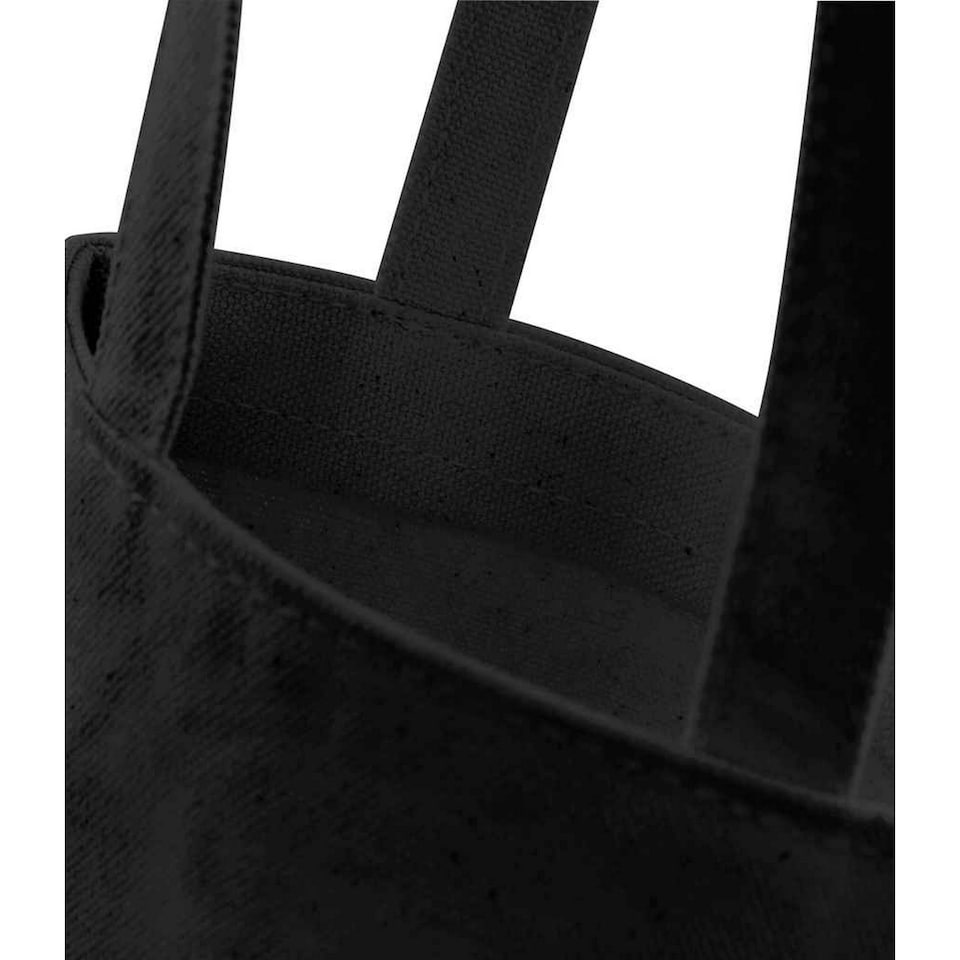 image 1 of Westford Mill Fairtrade Bottle Bag - Black - One Size
