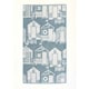 image 3 of Kings Parade 100% Cotton Towels – Supersoft 550 GSM, Yarn-Dyed, Coastal-Inspired Jacquard Design Blue | Chambray | Hand towel