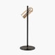image 2 of Black and Rose Gold Metal LED Table Lamp | Black | Black | 1
