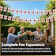 image 10 of 10m/33ft England St George Flag Bunting for FIFA 2026 World Cup – 25 St George Cross PVC Flags 20 x 30cm Double Sided