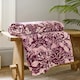 image 1 of Winter Forest Printed Coral Fleece Throw
