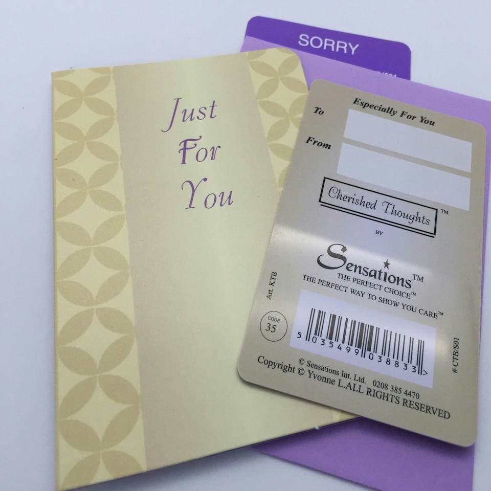 image 1 of Forgive Me Sentimental Keepsake Wallet / Purse Card SORRY