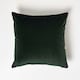 image 3 of Homescapes Mango Tree Green Filled Velvet Cushion - 46 x 46 cm | Green | 46 x 46 cm | 1