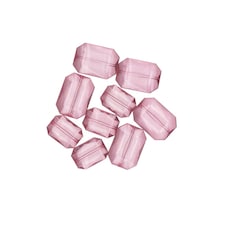 Amscan Acrylic Diamond Gemstone Beads - Pink - One Size