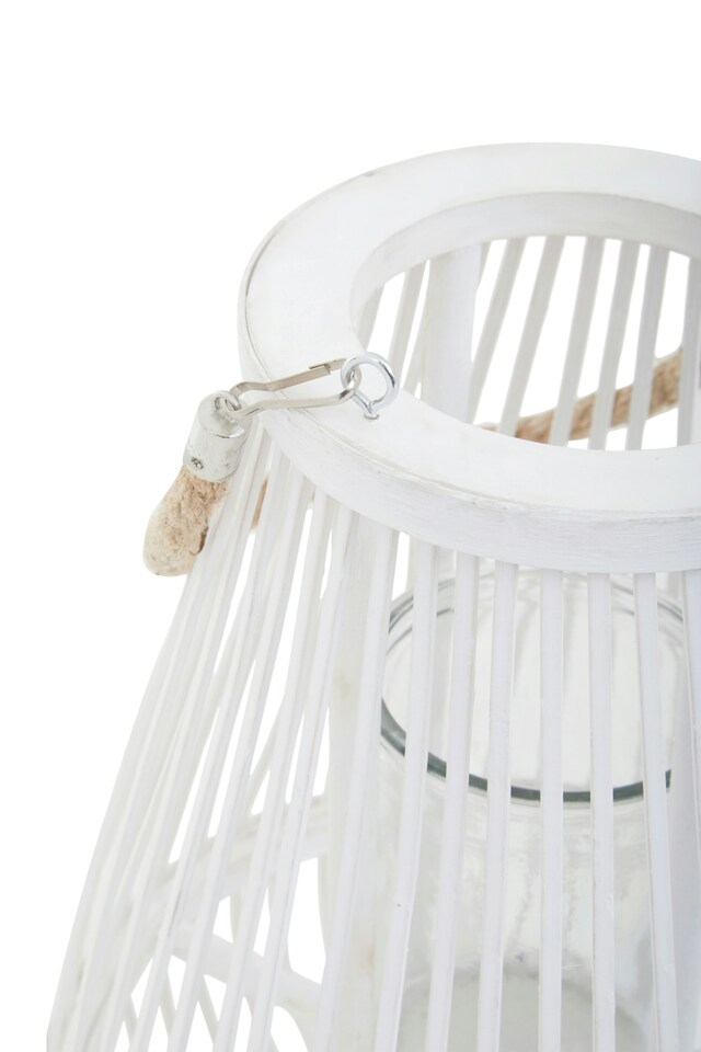 image 1 of Lentigo Small White Bamboo Lantern
