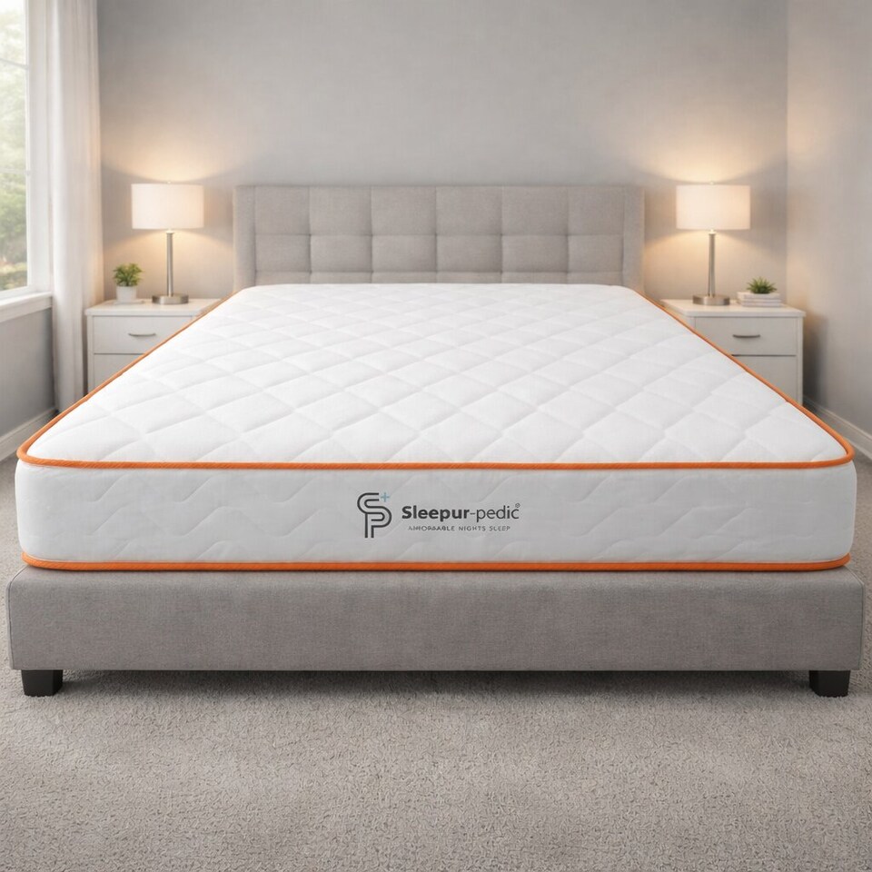 image 1 of Single Memory Infused Foam and Spring Mattress, 17cm Thick, 90 X 190cm,