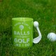 image 2 of 18 oz. Golf Mug -  It Takes Balls MOB Green