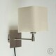 image 1 of ValueLights Sheldon Silver Indoor Wall Light and E14 Golfball LED 4W Warm White 3000K Bulb Chrome