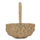 image 3 of Oval Seagrass Flower Basket Brown | Brown | One Size