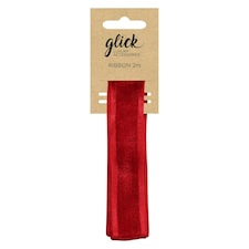 Red Satin Edge Ribbon, Satin Edge Red Ribbon for Gift Wrapping, Arts and Crafts, Birthday, Valentine, Christmas and other Celebrations