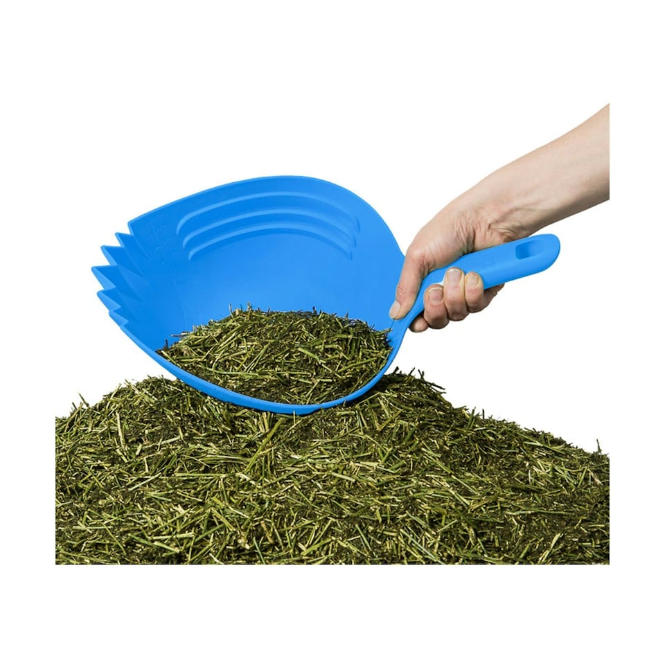 image 1 of Parallax Plastics Ltd Shark Skup Horse Feed Scoop - Blue - One Size