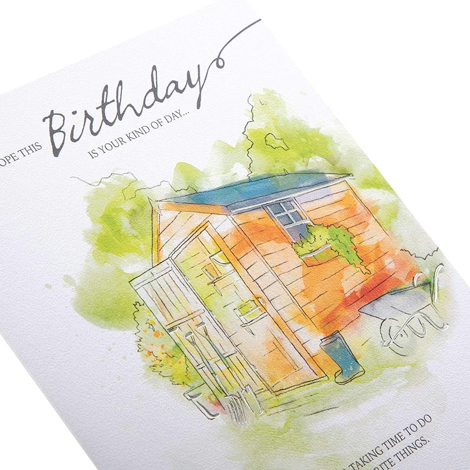 image 1 of General Birthday Card Classic Illustrated Design