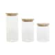 image 1 of 3 Tubs Home ESPRIT Transparent Silicone Bamboo Borosilicate Glass 10 x 10 x 22,3 cm N/A